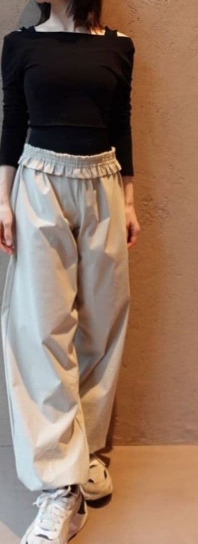 新品Retune.warm up pants gray　スティナ stina