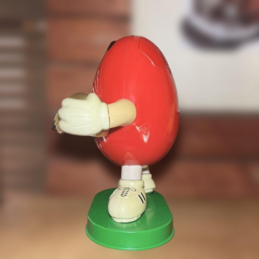 m&m's ディスペンサー ピーナッツ型レッド