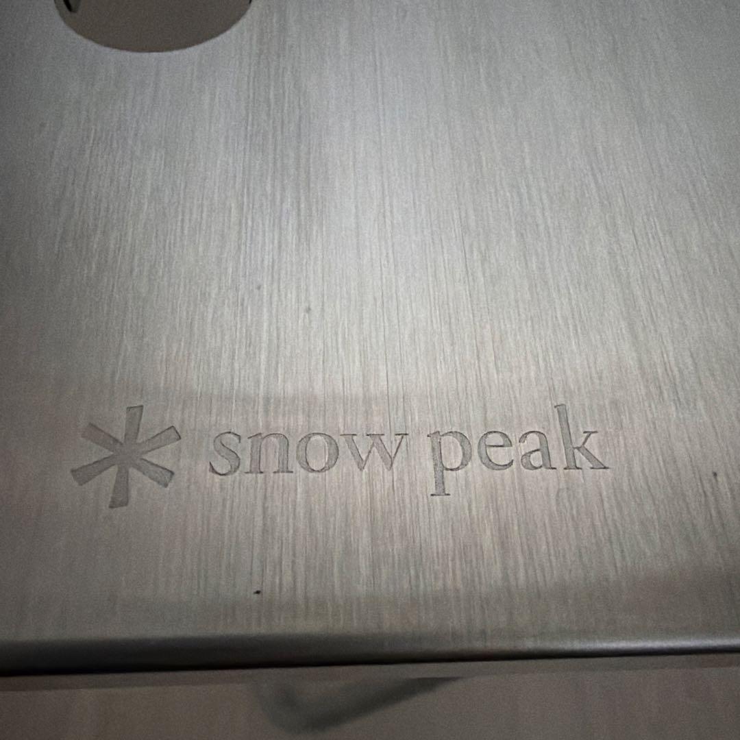  peak 折りたたみテーブル焚 シルバー