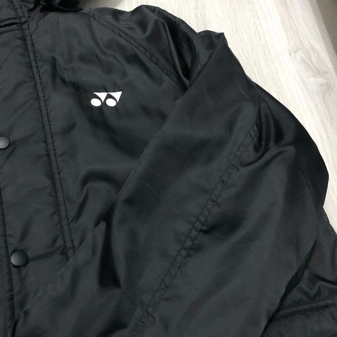 YONEX ヨネックス テニス ロング ベンチコート 黒 M