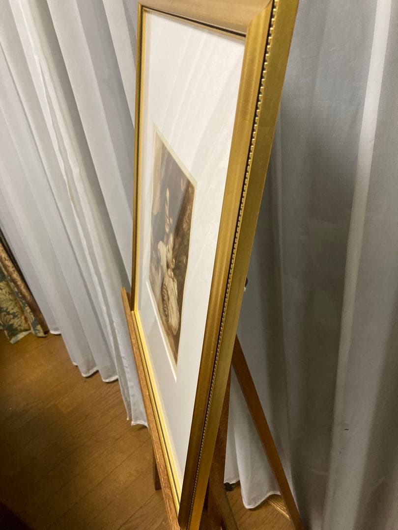 銅版画　【オーギュスト・ルノワール】　出品中の1919年作のあと刷り版
