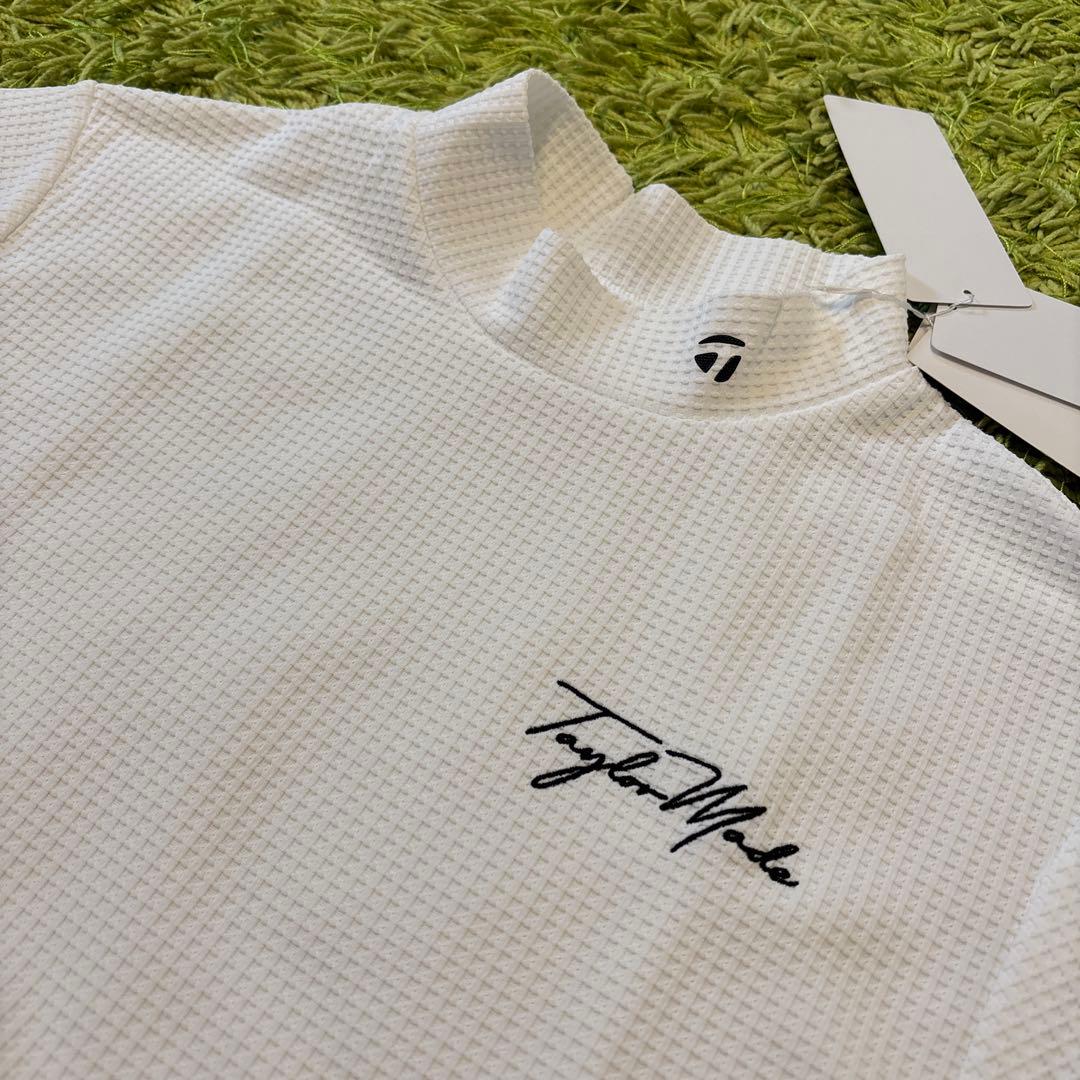 【TaylorMade】M 新品✨春ゴルフ　ロゴモックネックトップス ハイネック