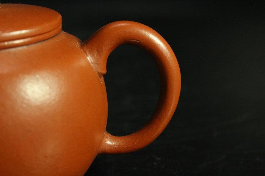 中国美術 煎茶 朱泥 茶器 在印(K-YC691)