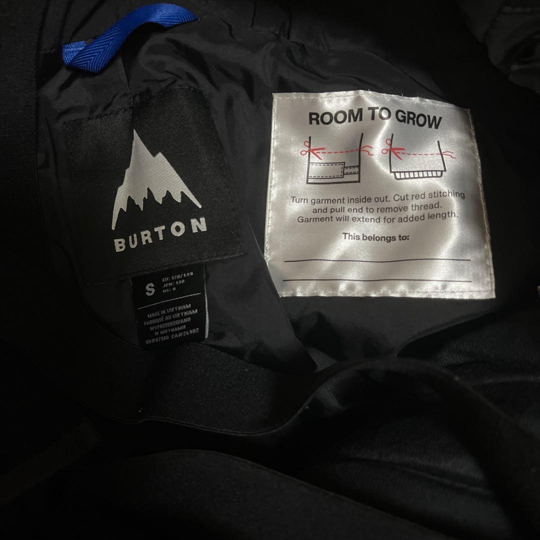 BURTON ブラック スノーボード オーバーオール