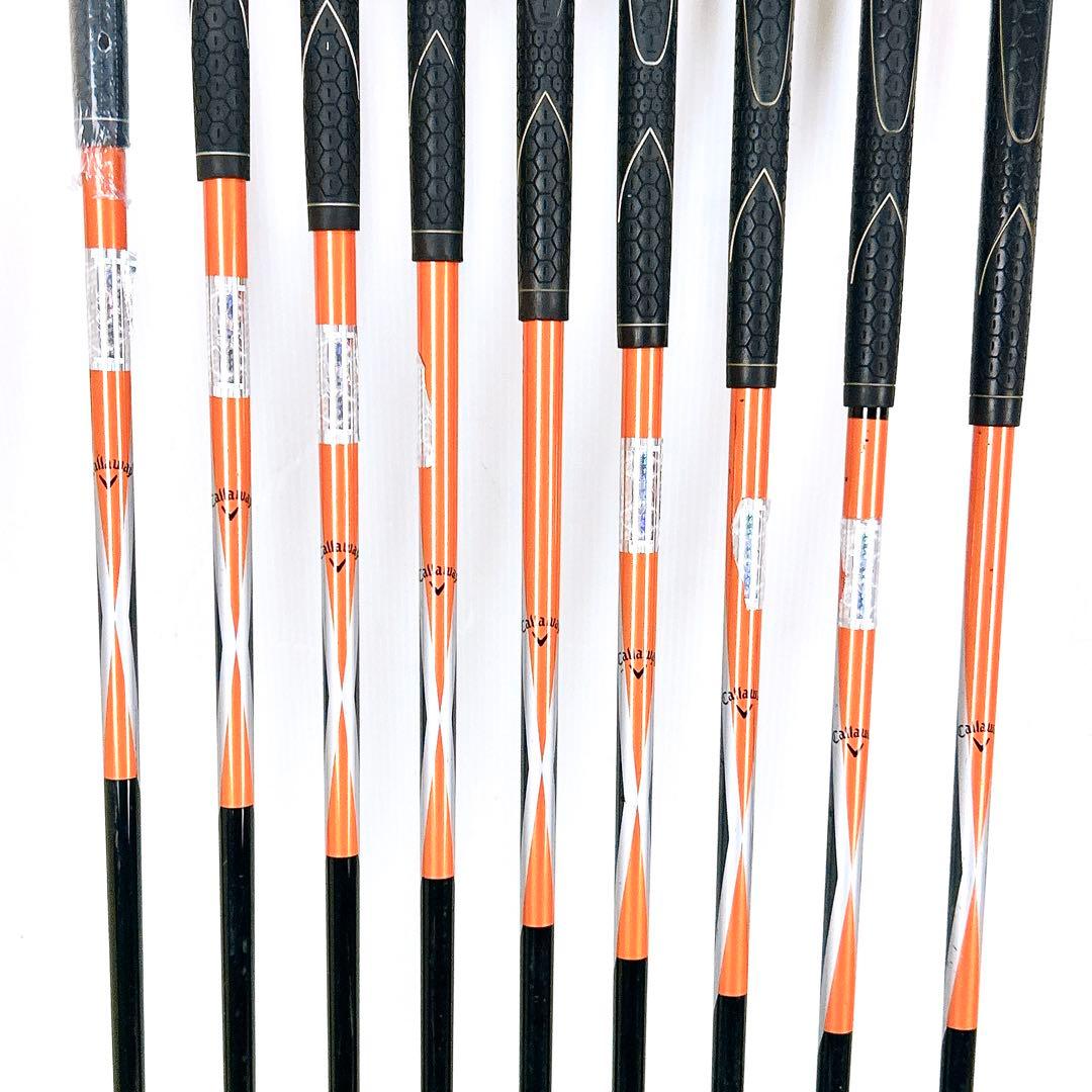 【豪華９本】キャロウェイ X24 HOT アイアンセット　メンズゴルフクラブ　R