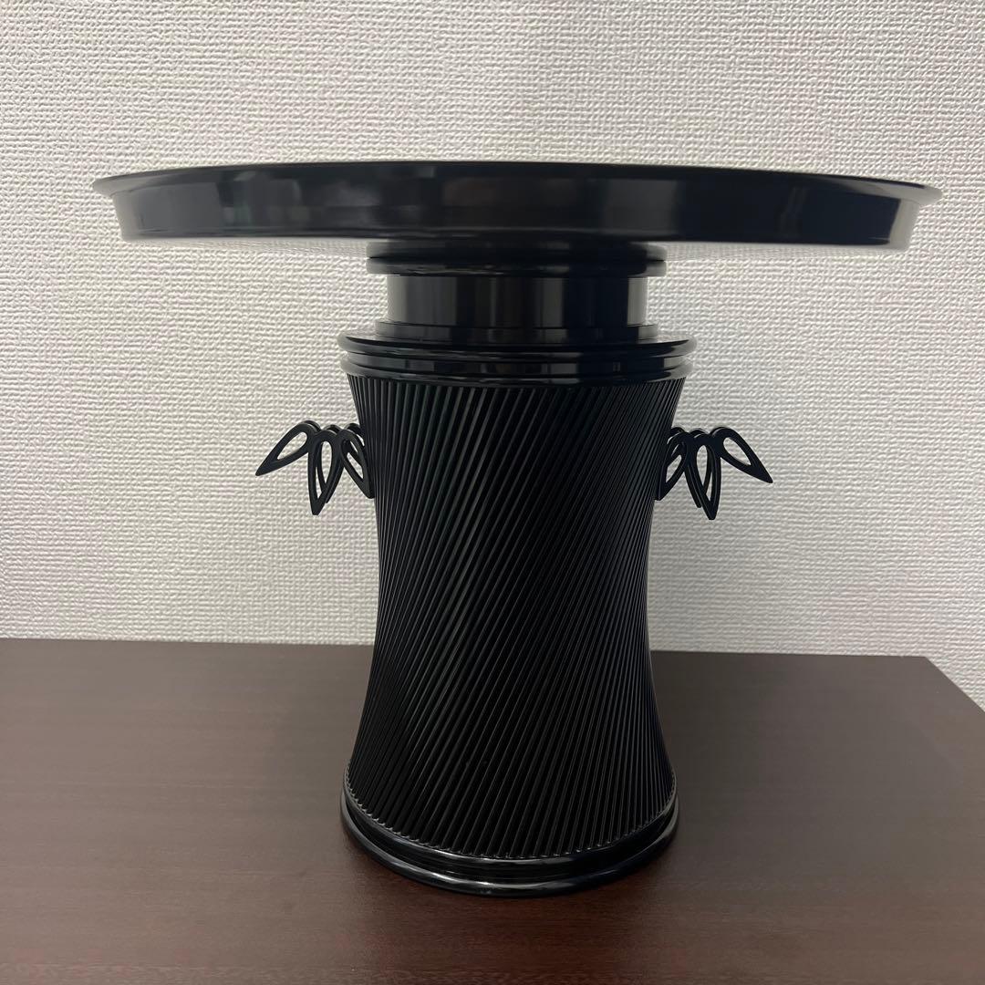 薄端 水盤 花器　薄端　竹耳透