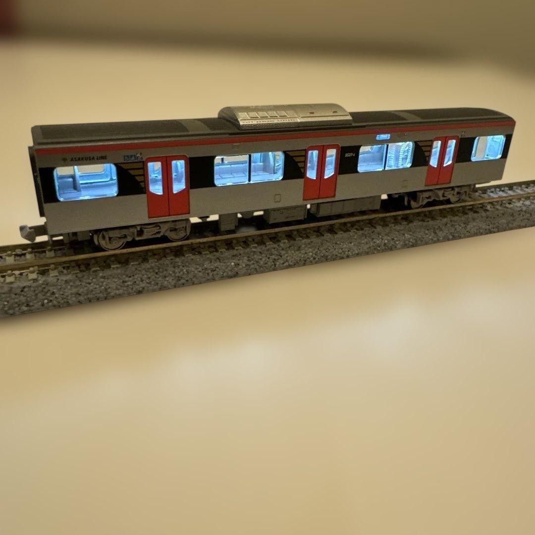 ポポンデッタ　都営浅草線5500形　5527編成　Nゲージ 全車両室内灯入り
