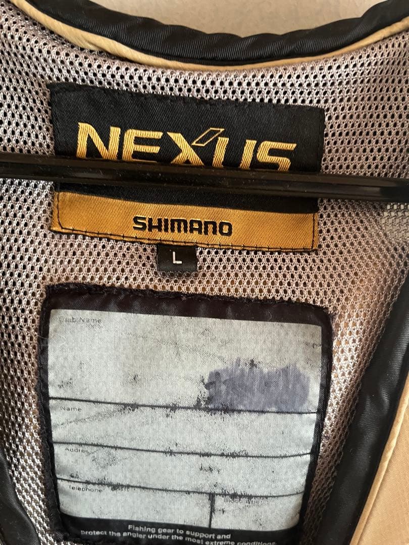 SHIMANO リミテッドプロ　BB-X ライフジャケット　Lサイズ　ホワイト
