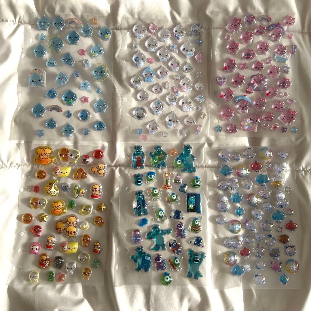 キャラクターシールセット　シール帳　完成品　ボンドロ　ウォーター　うるちゅる