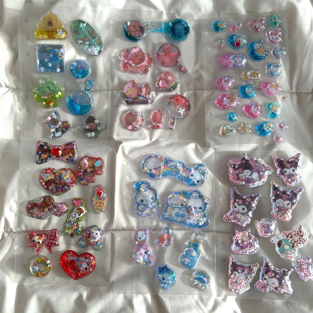 キャラクターシールセット　シール帳　完成品　ボンドロ　ウォーター　うるちゅる