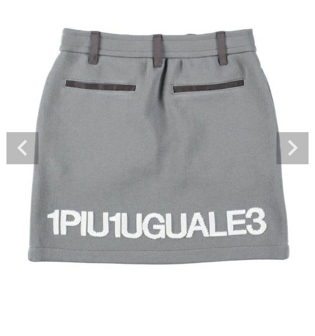 1PIU1UGUALE3 グレー ゴルフウェア セットアップ
