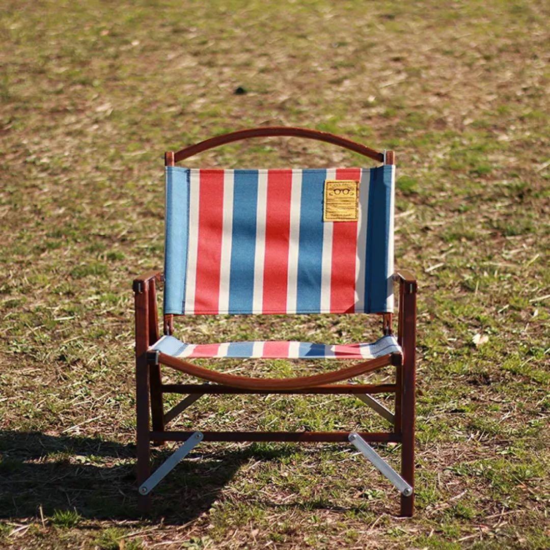 KERMIT CHAIR WALNUT RETRO STRIPE 新品未使用
