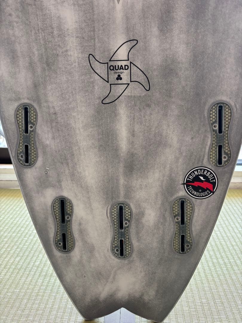AL MERRICK 7'2\" ファンボード サンダーボルト