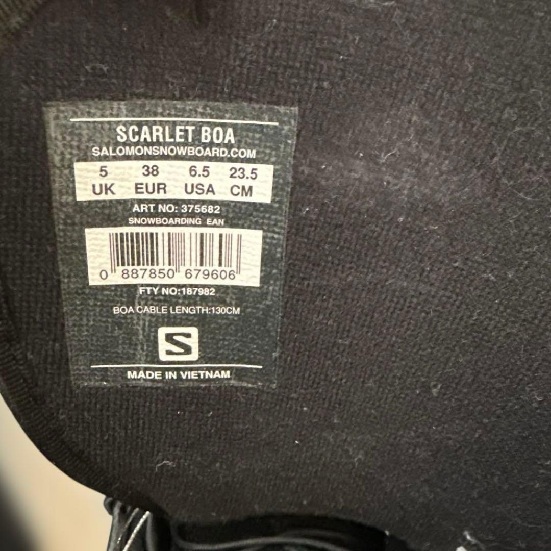 SALOMON サロモン SCARLET BOA スノーボード ブーツ