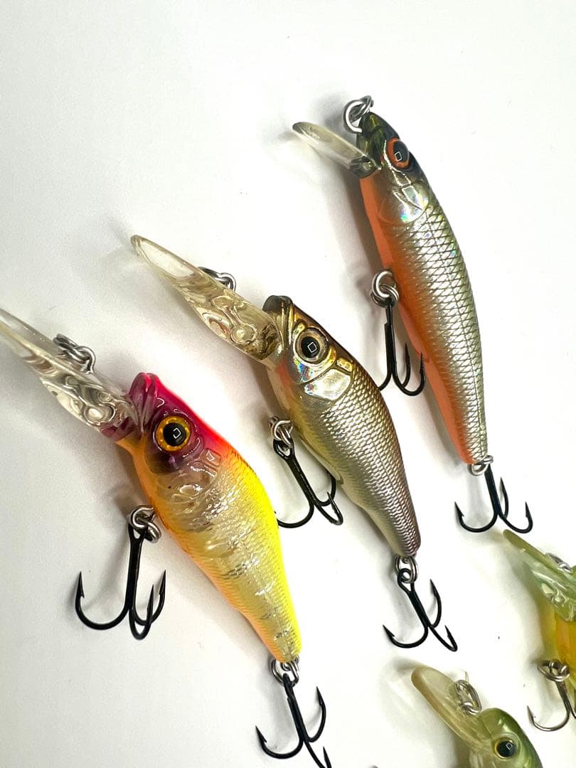 小型ミノー　6個セット　メガバス X55（Ｆ）LIVE-X SMOLT