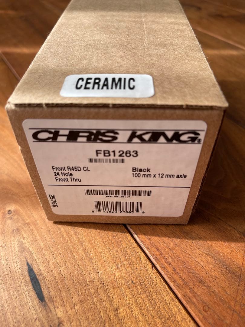 g*o様 CHRISKING R45 DISC 24H セラミック 前後セット