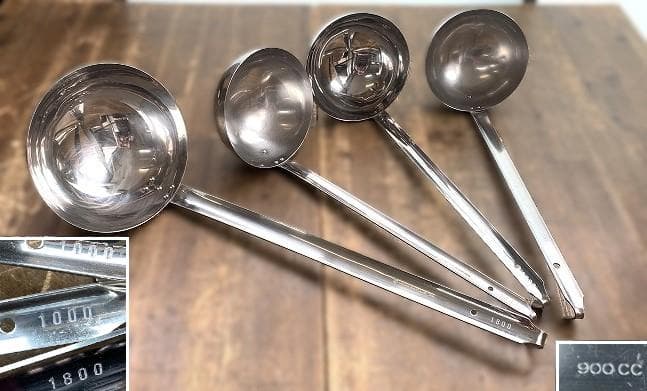 玉虎堂製作所 マルタマ ステンレス 業務用 スープレードル 8点セット