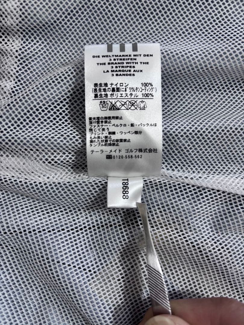 【新品未使用】adidas×TaylorMadeゴルフ レインウェア上下セット