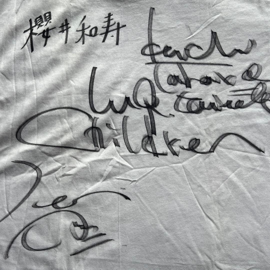 Mr.Children 櫻井和寿さんフルネーム漢字 表記サインTシャツ （レア）