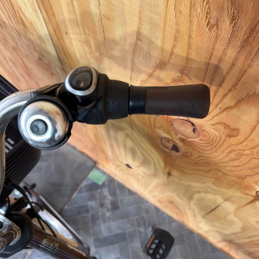 電動アシスト自転車 シティタイプ 黒 バスケット付き バッテリー16ah