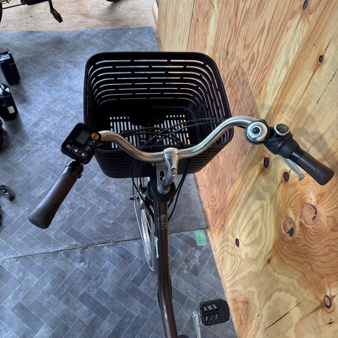 電動アシスト自転車 シティタイプ 黒 バスケット付き バッテリー16ah