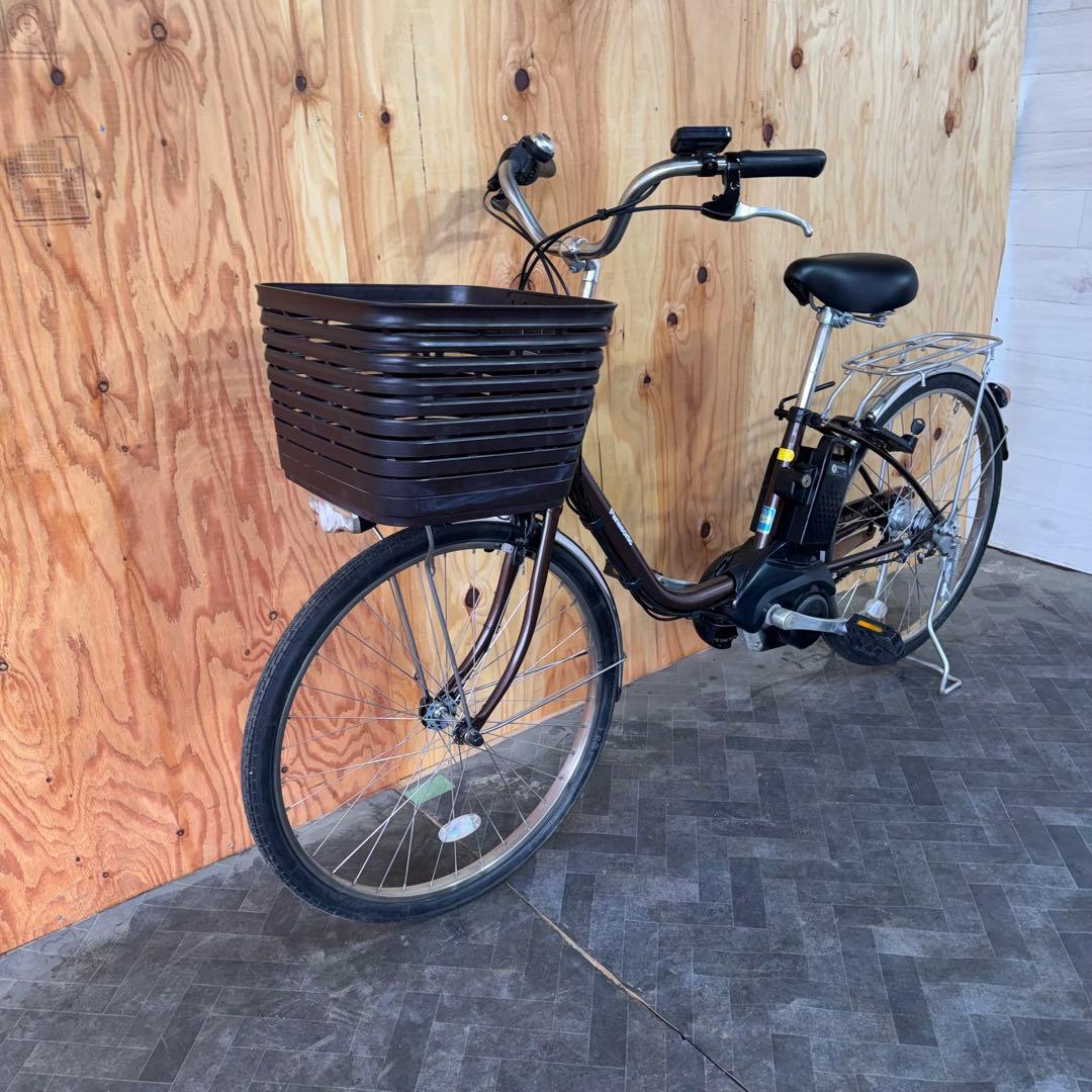 電動アシスト自転車 シティタイプ 黒 バスケット付き バッテリー16ah