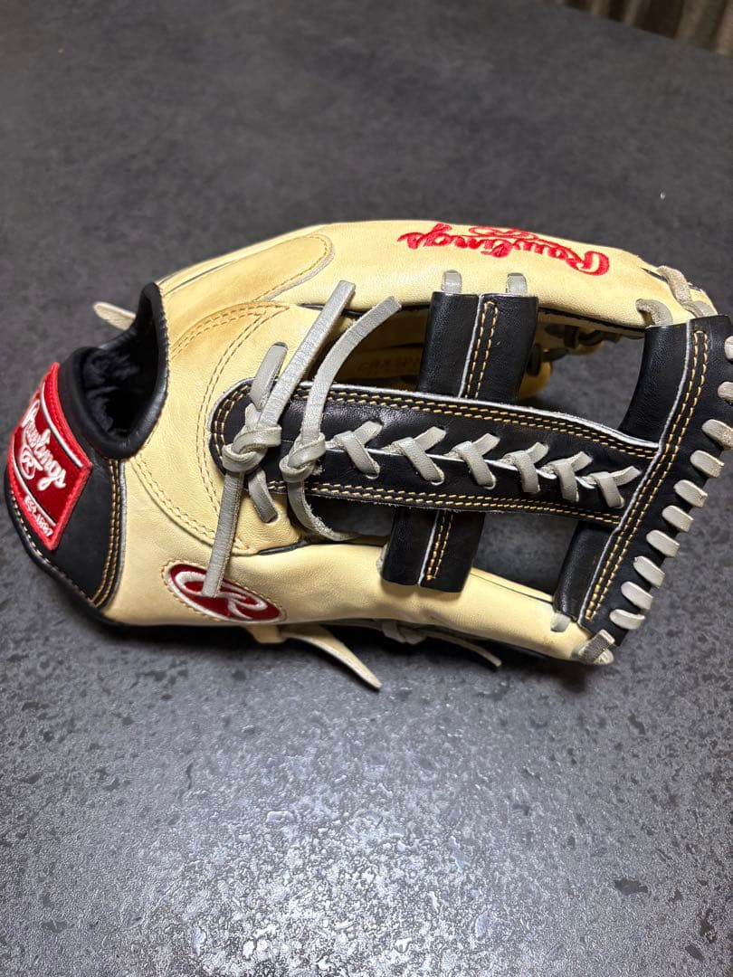 Rawlings 軟式グローブ 右投げ用 ベージュ/黒