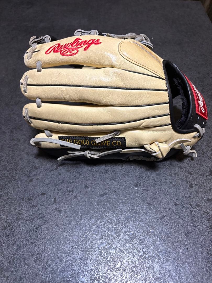 Rawlings 軟式グローブ 右投げ用 ベージュ/黒
