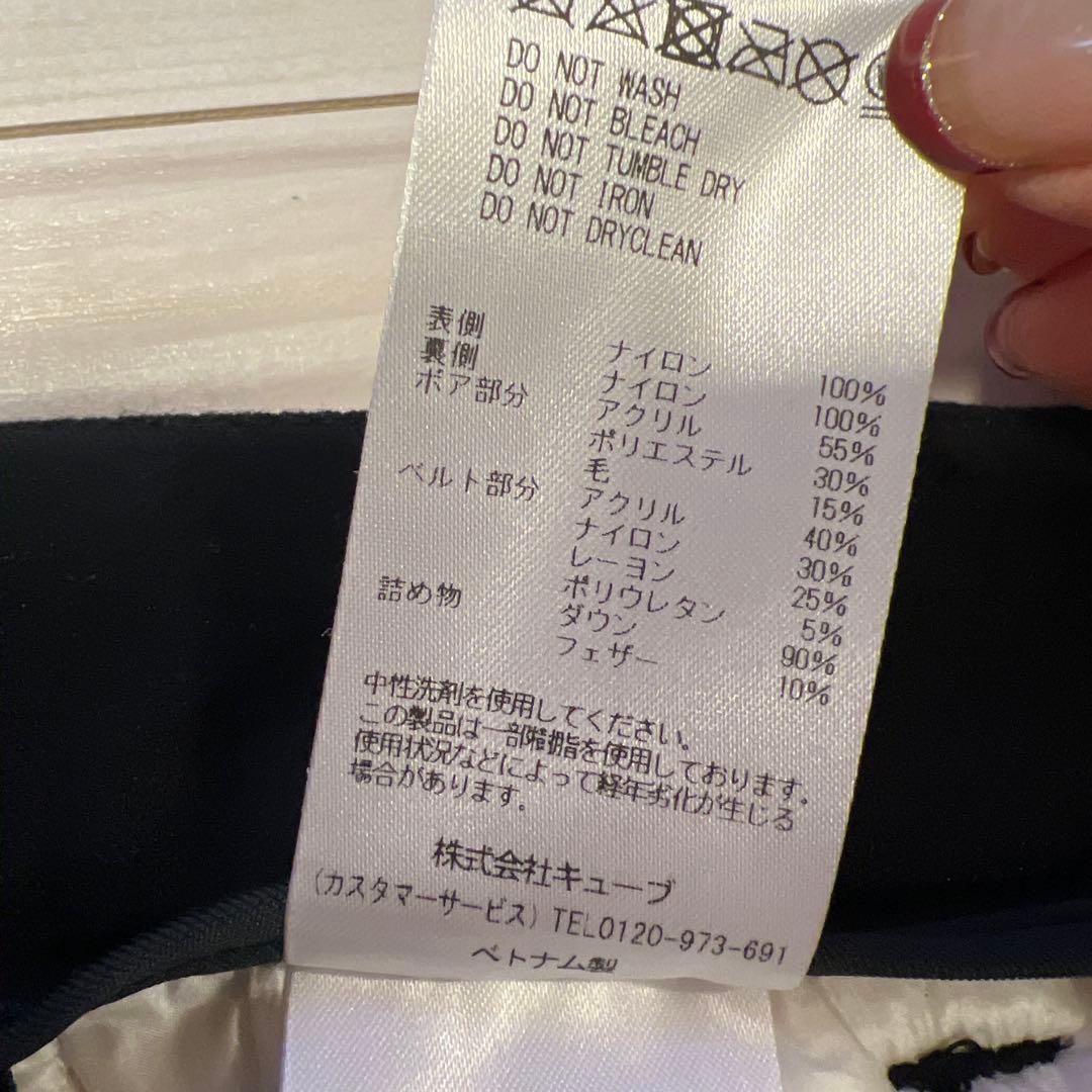 お値下げMARK & LONA ゴルフスカート ホワイト/ブラック　38 美品