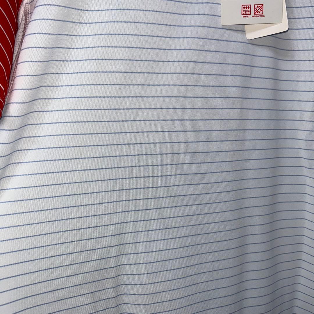 新品タグ付き。ユニクロ×錦織圭　NKドライEXポロシャツ(半袖) Lサイズ