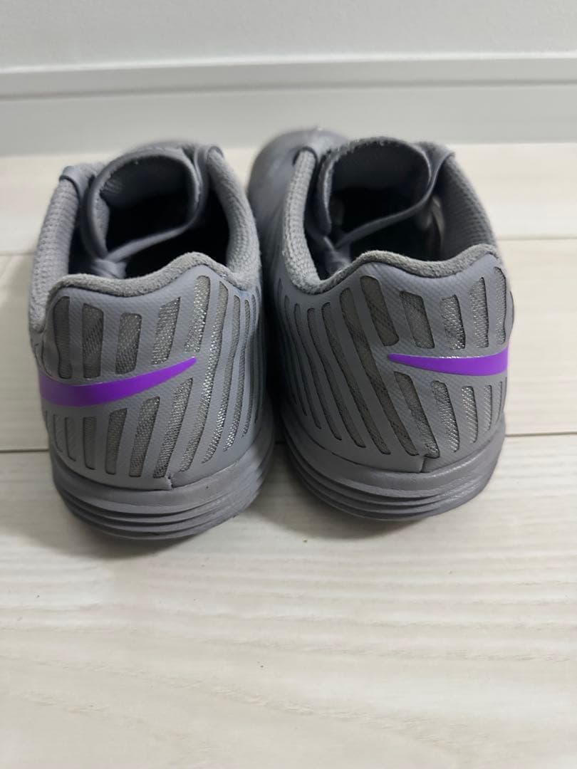 Nike Lunar Gato フットサルシューズ グレー/パープル
