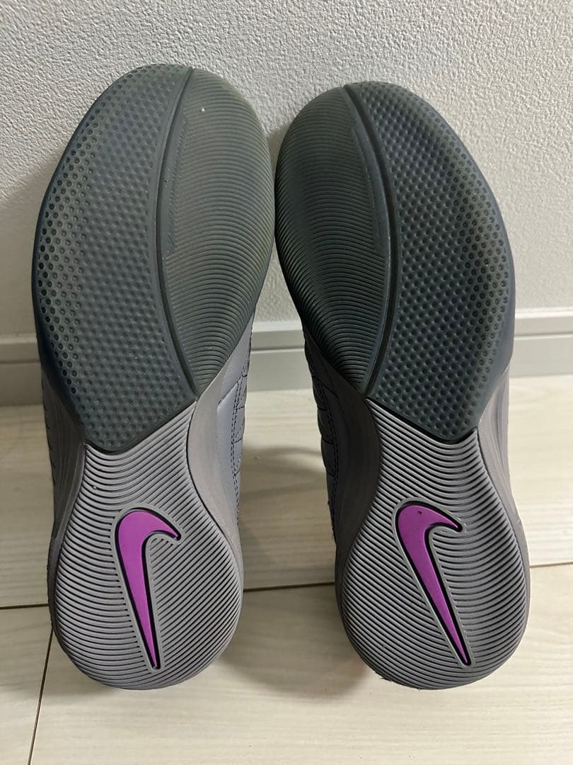 Nike Lunar Gato フットサルシューズ グレー/パープル
