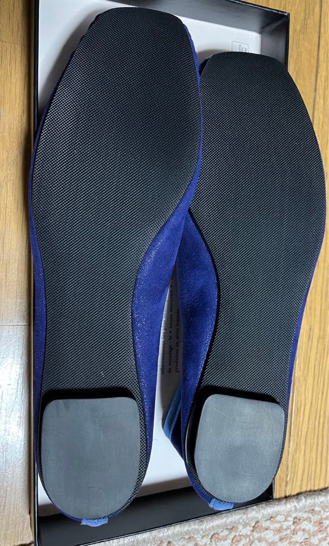 Repetto ネイビー コンビ　廃盤　バレエシューズ 38.0