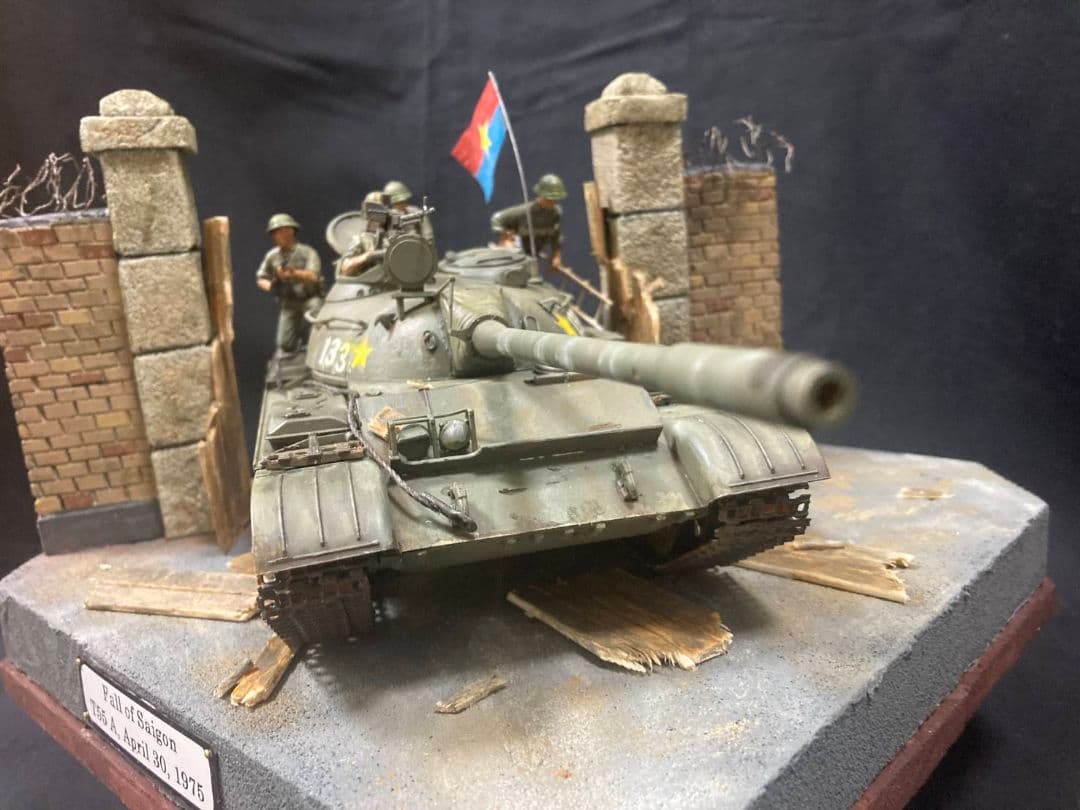 T55 A サイゴン陥落 ミリタリー　ジオラマ