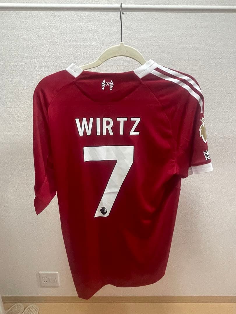 Liverpool FC Adidas シャツ Wirtz 7