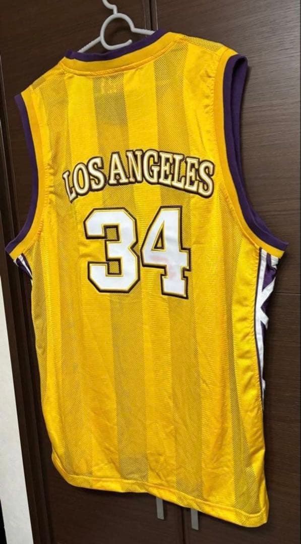 【激レア】212NYC×NBA レイカーズ シャック #34 ゲームシャツ L