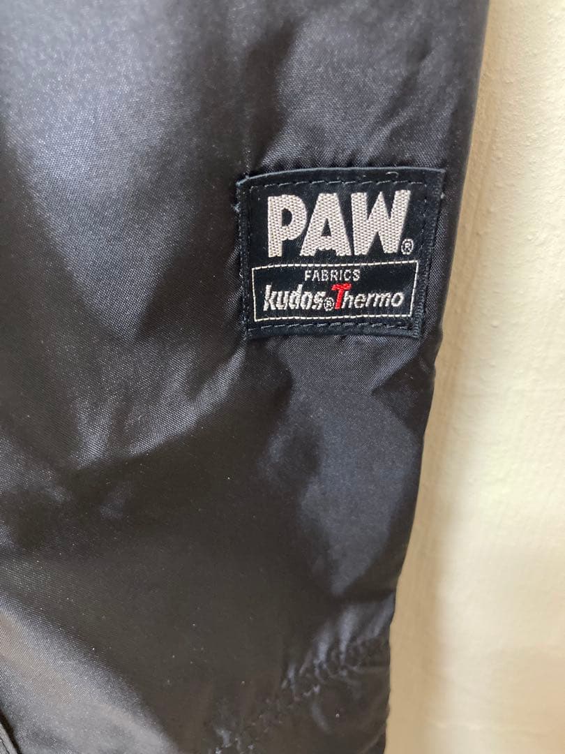 昭和ビンテージアシックスタイガーPAWナイロンセットアップ　Mサイズブラック
