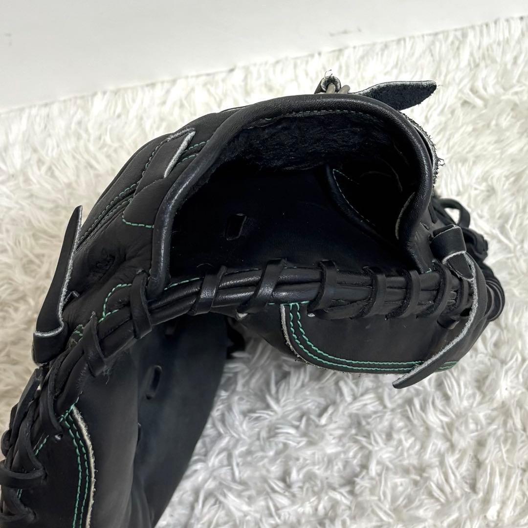 【美品】 ミズノ ビューリーグ キャッチャーミット 一般 軟式 グラブ 右投げ