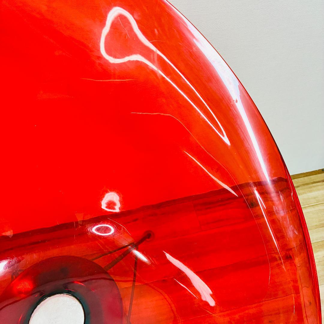 Kartell　カルテル　ERO S エロエス　クリアレッド　チェア　椅子