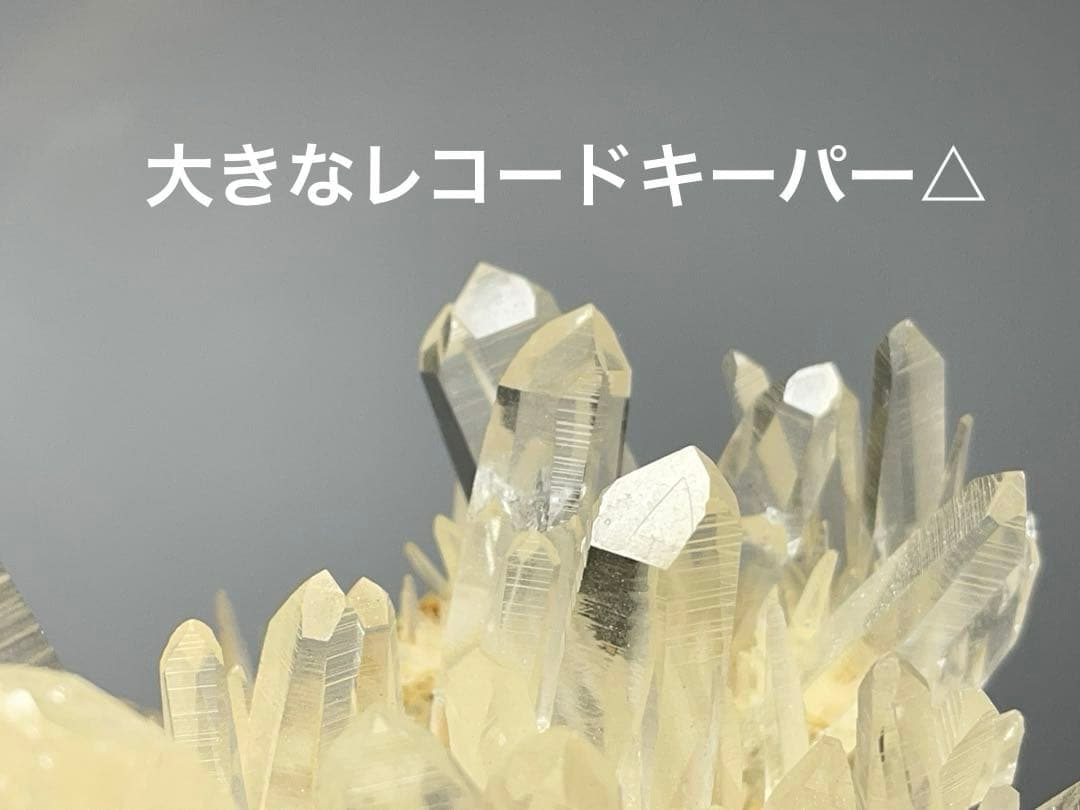 レムリアンシード水晶クラスター　レコードキーパー　ダウ水晶　虹　ヒマラヤ水晶
