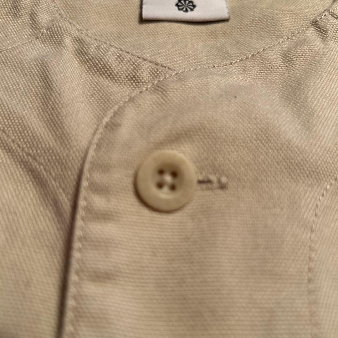 Nike ベージュ ベースボールシャツ