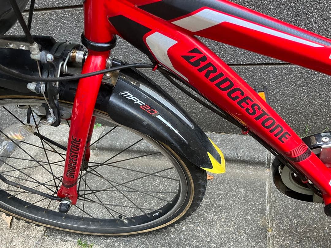 【自転車】ブリヂストン クロスファイヤージュニア 22インチ 赤 引き取り限定