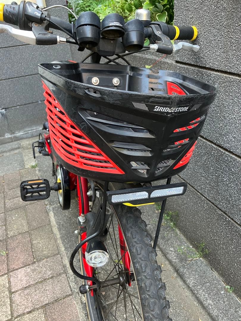 【自転車】ブリヂストン クロスファイヤージュニア 22インチ 赤 引き取り限定