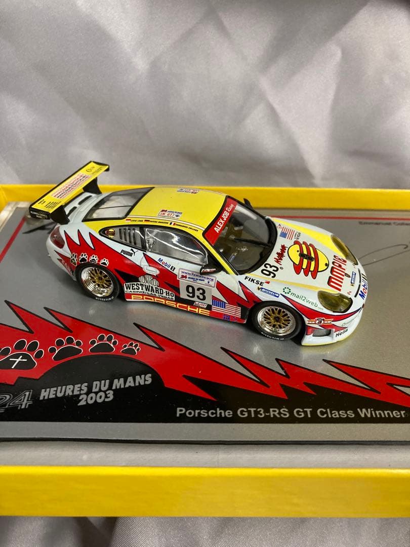 ポルシェ911GT3RSルマン24時間2003年クラス優勝車限定ミニカー