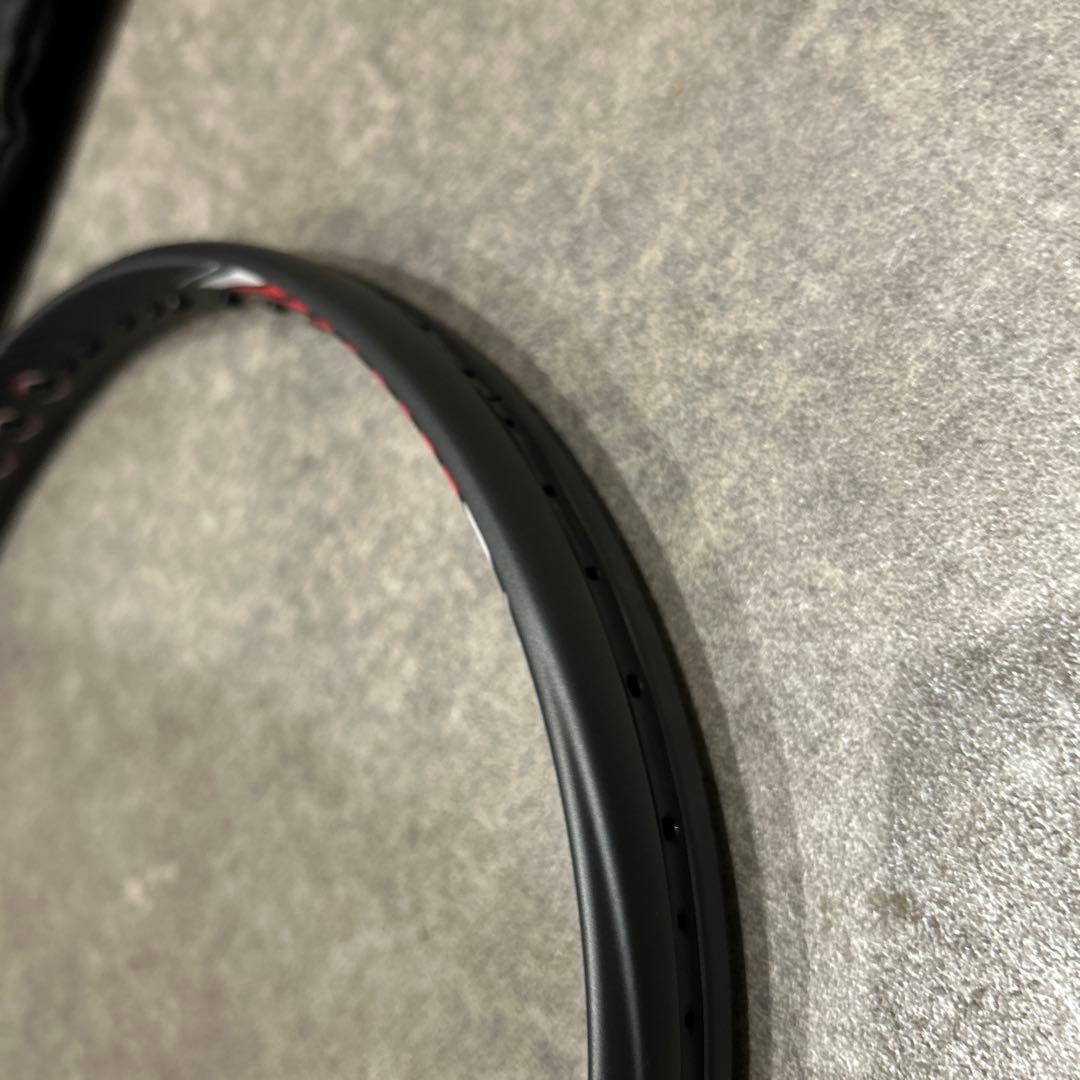 D FORCE V-TOUR新品 1U ソフトテニスラケット ブラック/レッド