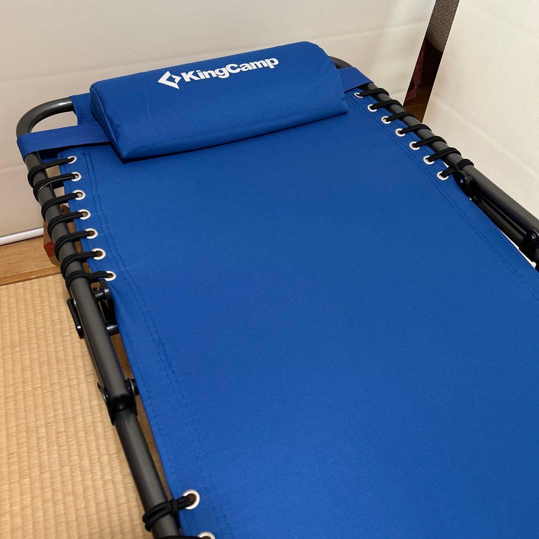 KingCamp 折りたたみベッド サマーベッド キャンプコット ビーチチェア