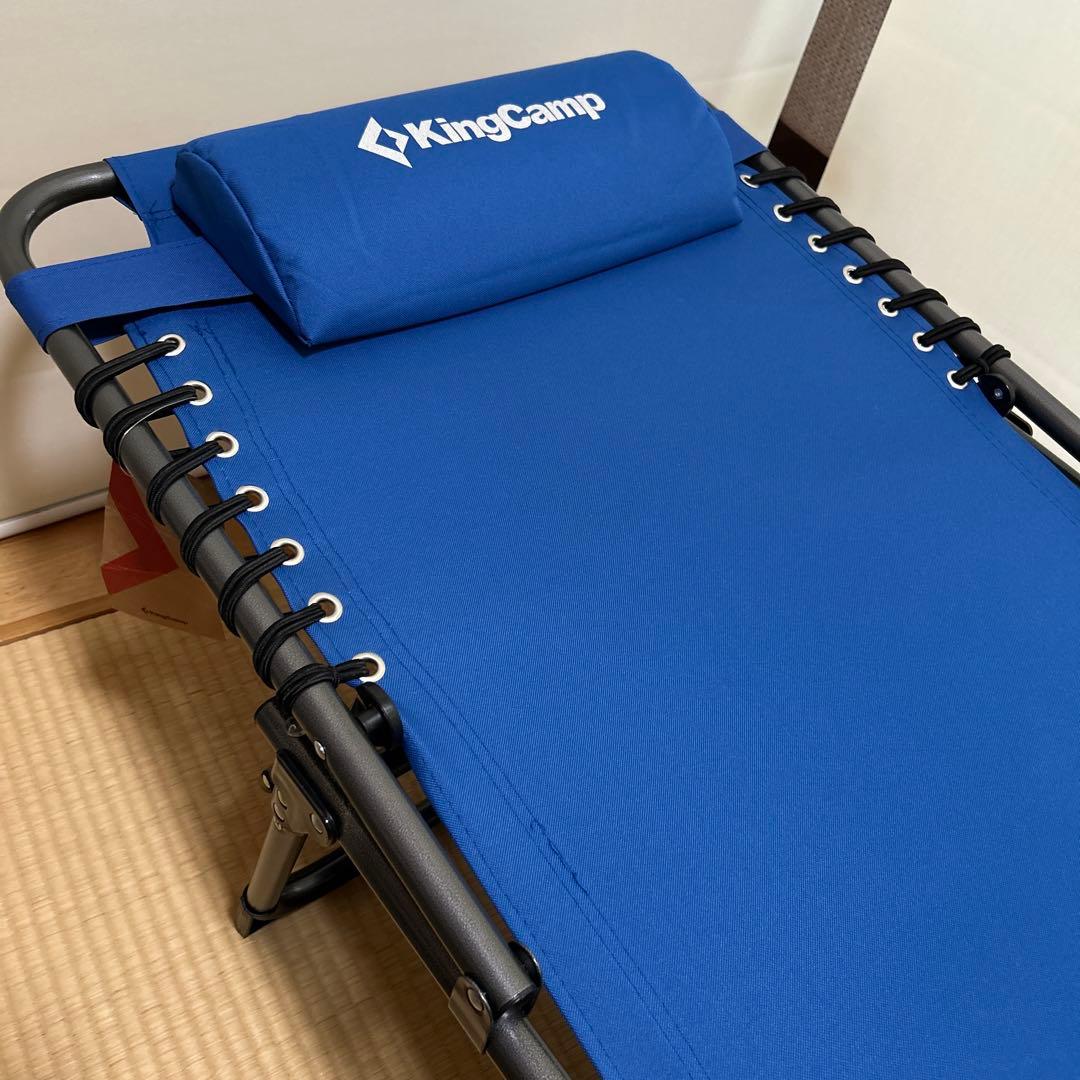 KingCamp 折りたたみベッド サマーベッド キャンプコット ビーチチェア