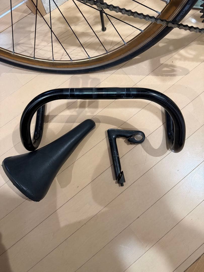 【値下げ】FUJI FEATHER ピストバイク ダークブルー 700C