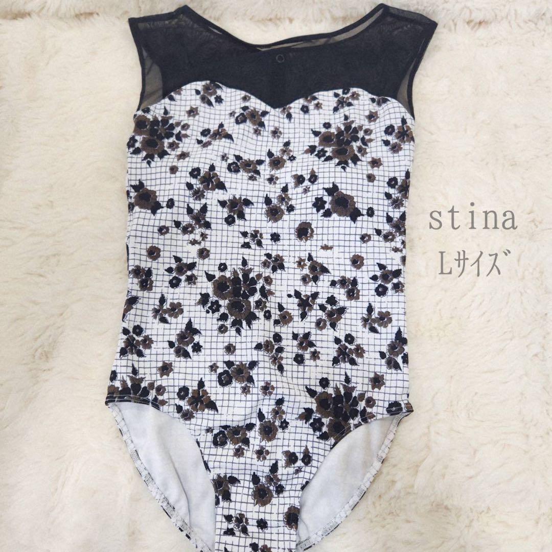 stina レオタードtype I drop/BlackRay Lサイズ