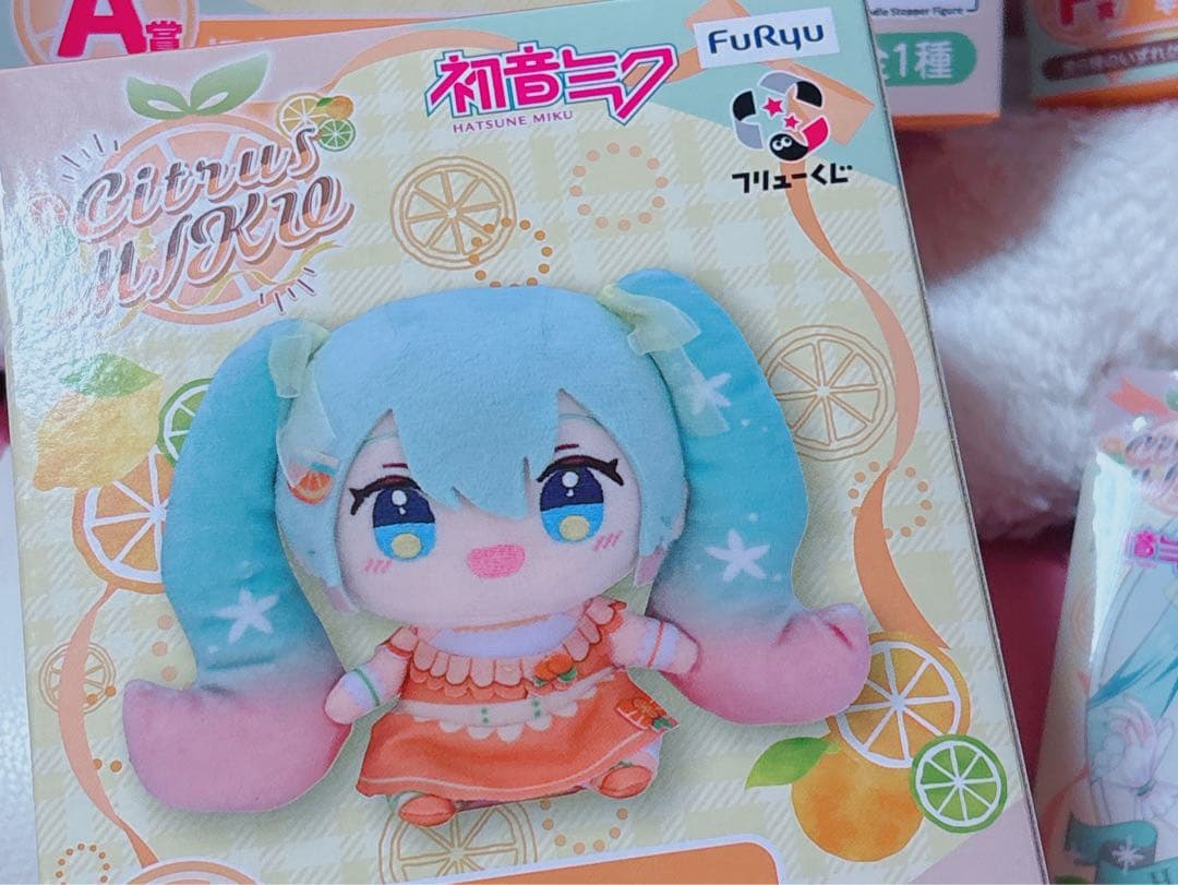 初音ミク フリューくじ A賞 初音ミク ラストゲット賞 フィギュアぬいぐるみ